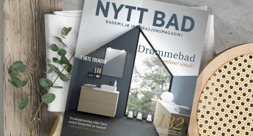 Nytt bad - Bademiljø inspirasjonsmagasin - inspirasjon, tips og ideer