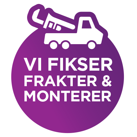 Bademiljø Ferdig montert emblem lilla