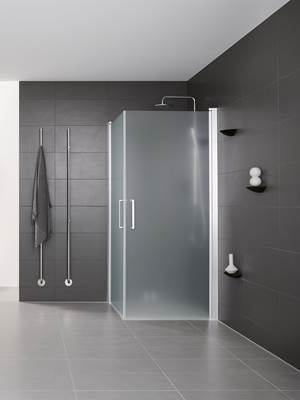 Dusjhjorne Med Bunn () Dusjhjorne Med Bunn